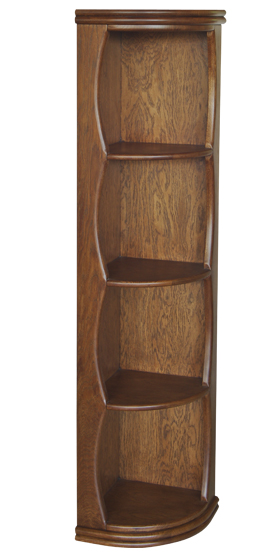 Ъглова колонна етажерка